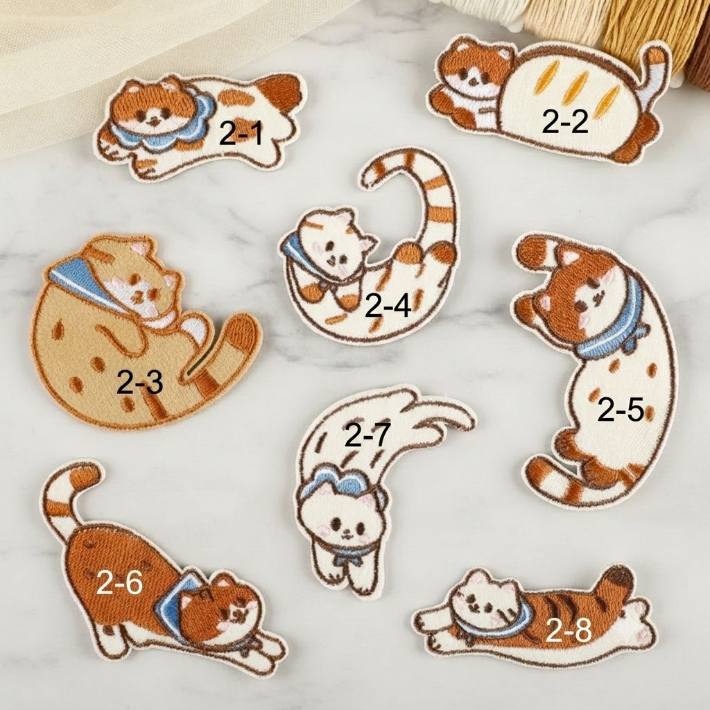 Custom Embroidered Patches for Pet Bandana & Jacket