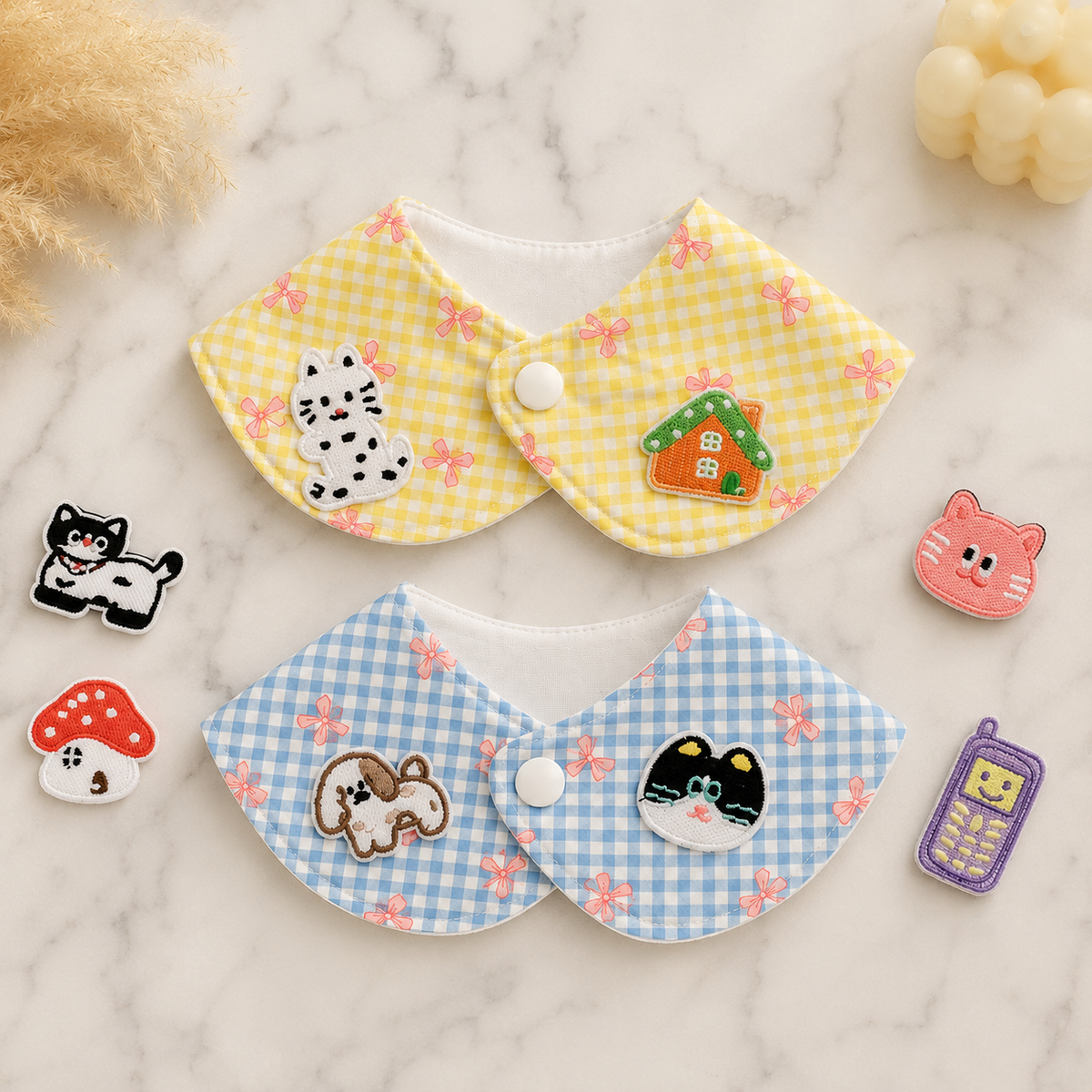 Custom Embroidered Patches for Pet Bandana & Jacket