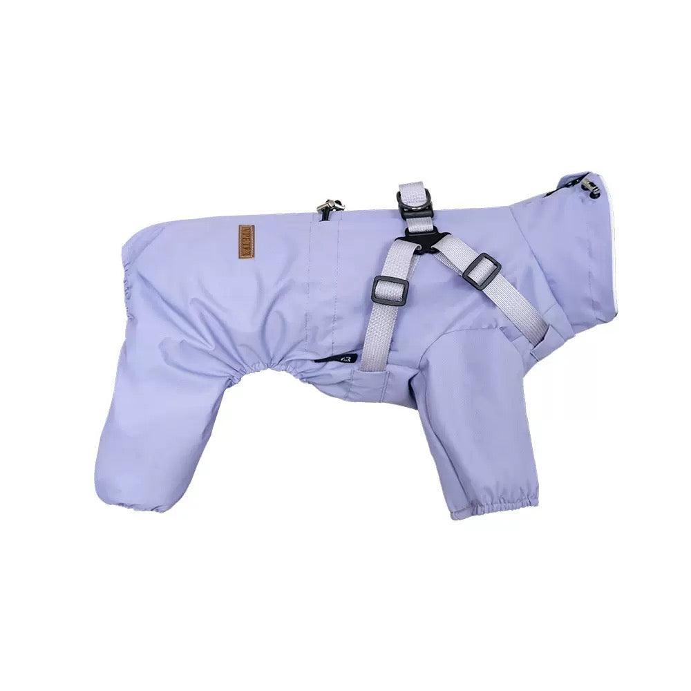Dog Outdoor Waterproof Jacket Reflective & Leash-Compatible