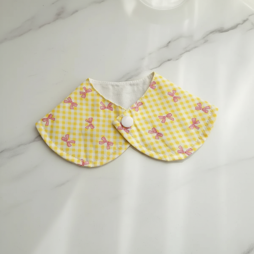 Customized Gingham Bow Pet Bandana