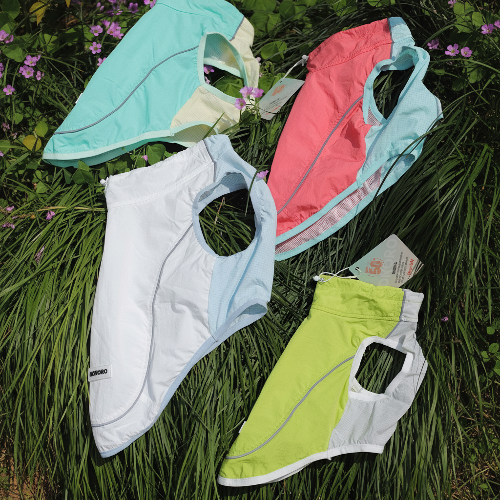 BORORO Air Cool Reflective Sun Protection Pet Vest