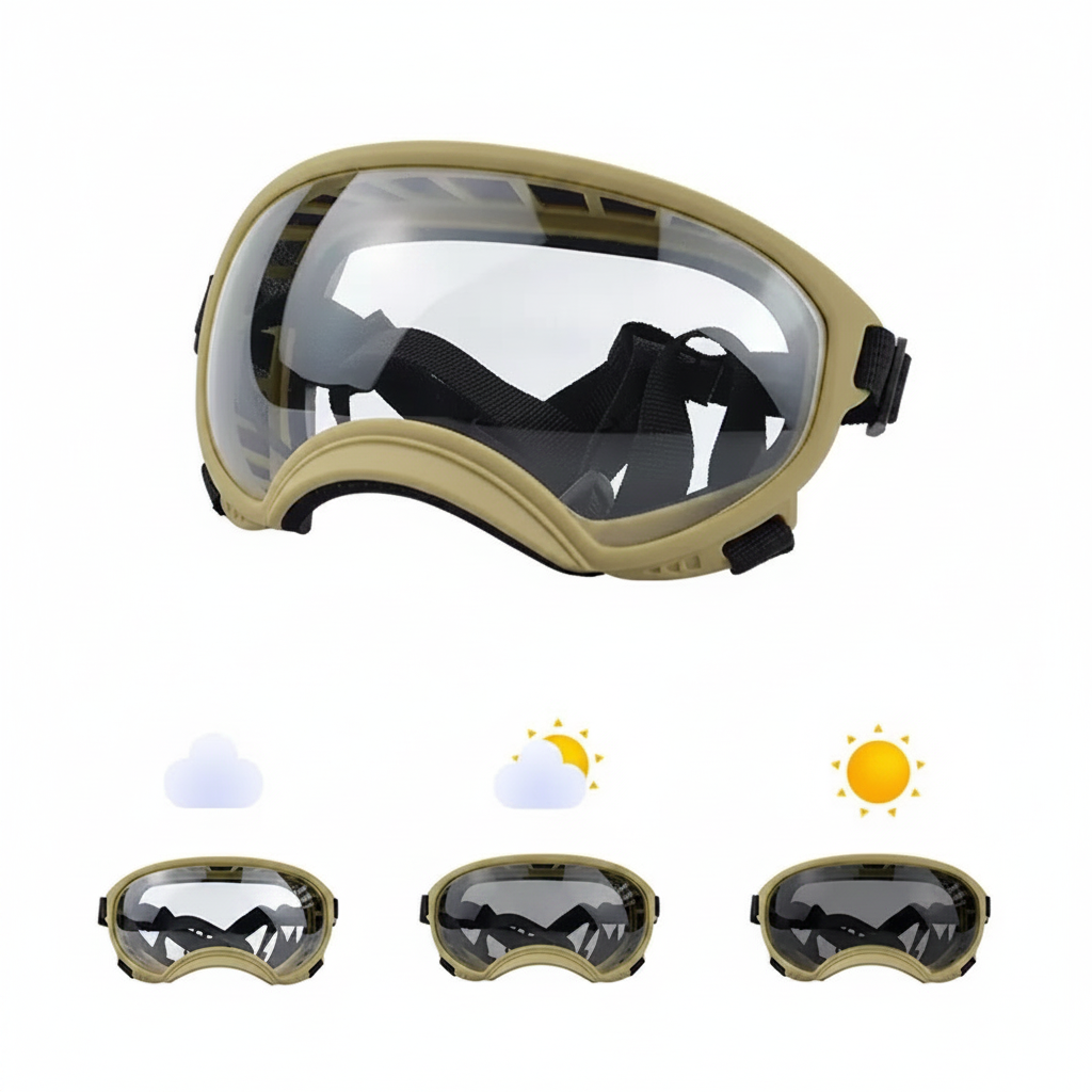 Tan Dog Goggles